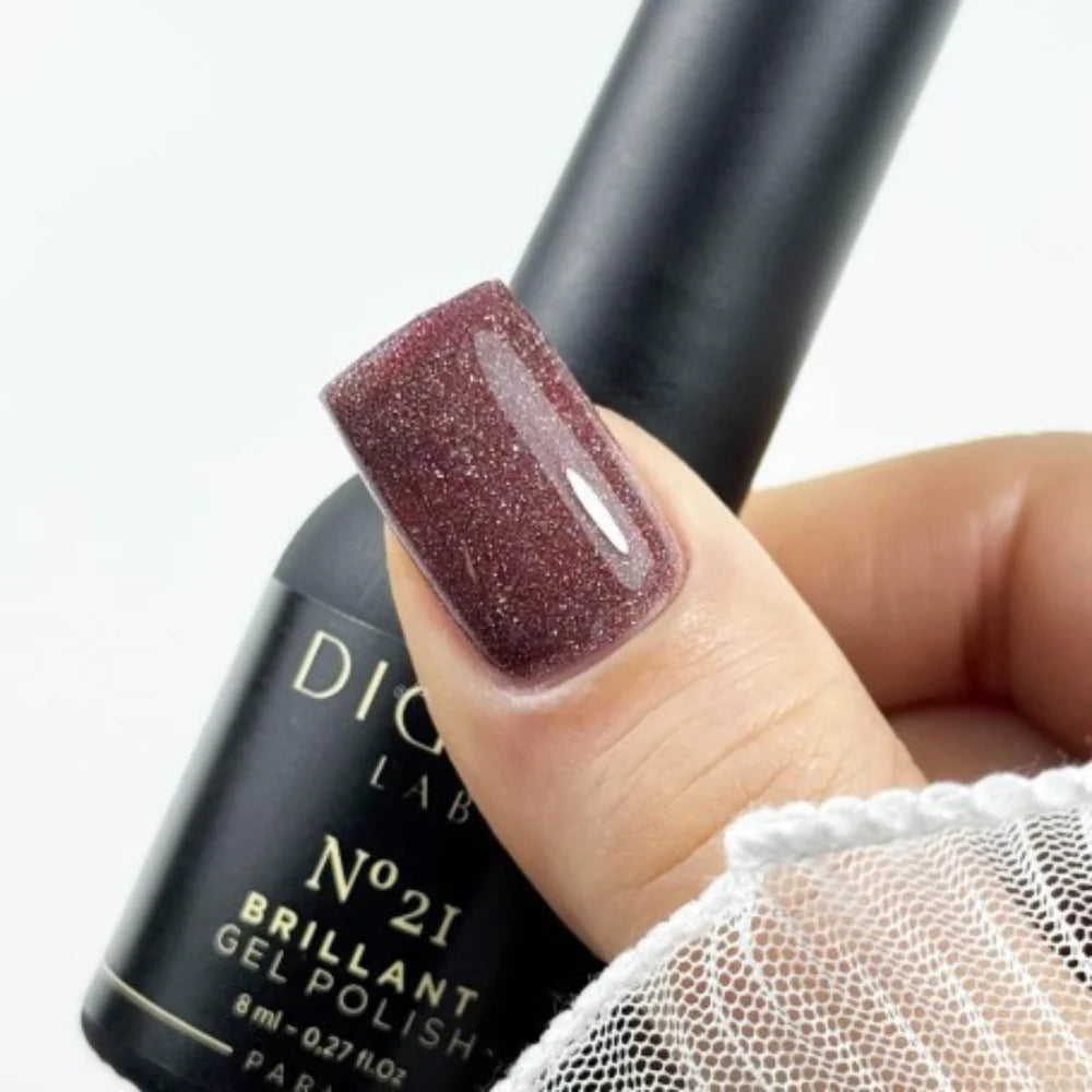 Verniz Gel "Didier Lab", Brillant, No21, 8ml, HEMA FREE