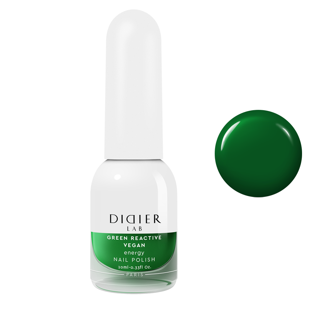Green reactive, verniz de unhas vegan "Didier Lab", energy, 10ml