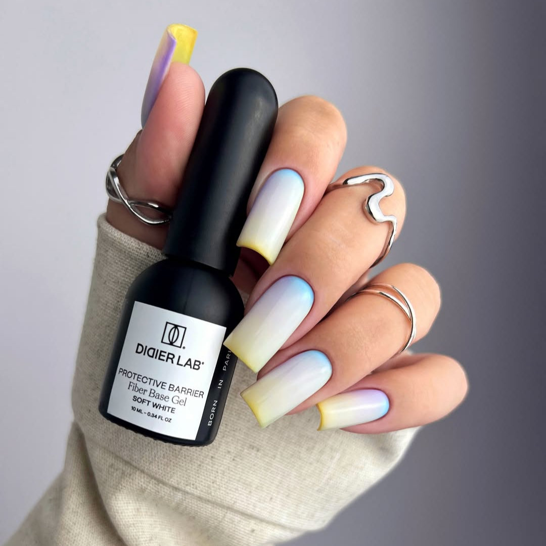 Fiber Base Gel, Soft White, 10ml, HEMA FREE