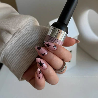Fiber Base Gel, Shimmer Nude, 10ml, HEMA FREE