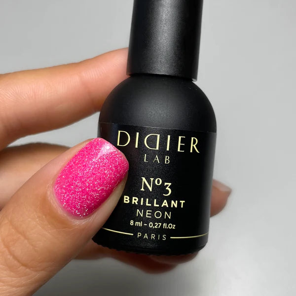 Verniz Gel "Didier Lab", Brillant NEON, No3, 8ml, HEMA FREE