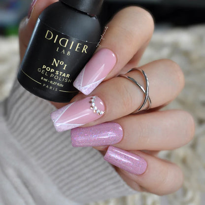Verniz Gel "Didier Lab", POP Star, No1, 8ml, HEMA FREE
