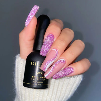 Verniz Gel "Didier Lab", Brillant, No8, 8ml, HEMA FREE