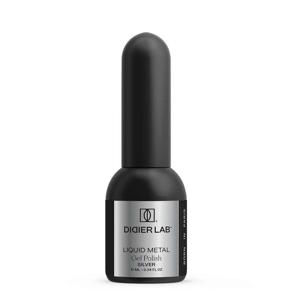 Verniz Gel "Didier Lab", Liquid Metal, Silver