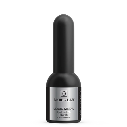 Verniz Gel "Didier Lab", Liquid Metal, Silver