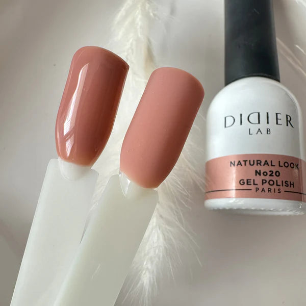VERNIZ GEL "Didier Lab", Natural Look, No.20, HEMA FREE