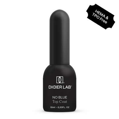 Top Coat "Studios Didier", No Blue, 10ml, HEMA FREE
