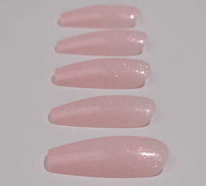 Top Coat "Didier Lab", Glitter Pink, 10ml, HEMA FREE