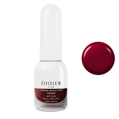 Green reactive, verniz de unhas vegan "Didier Lab", red wine, 10ml