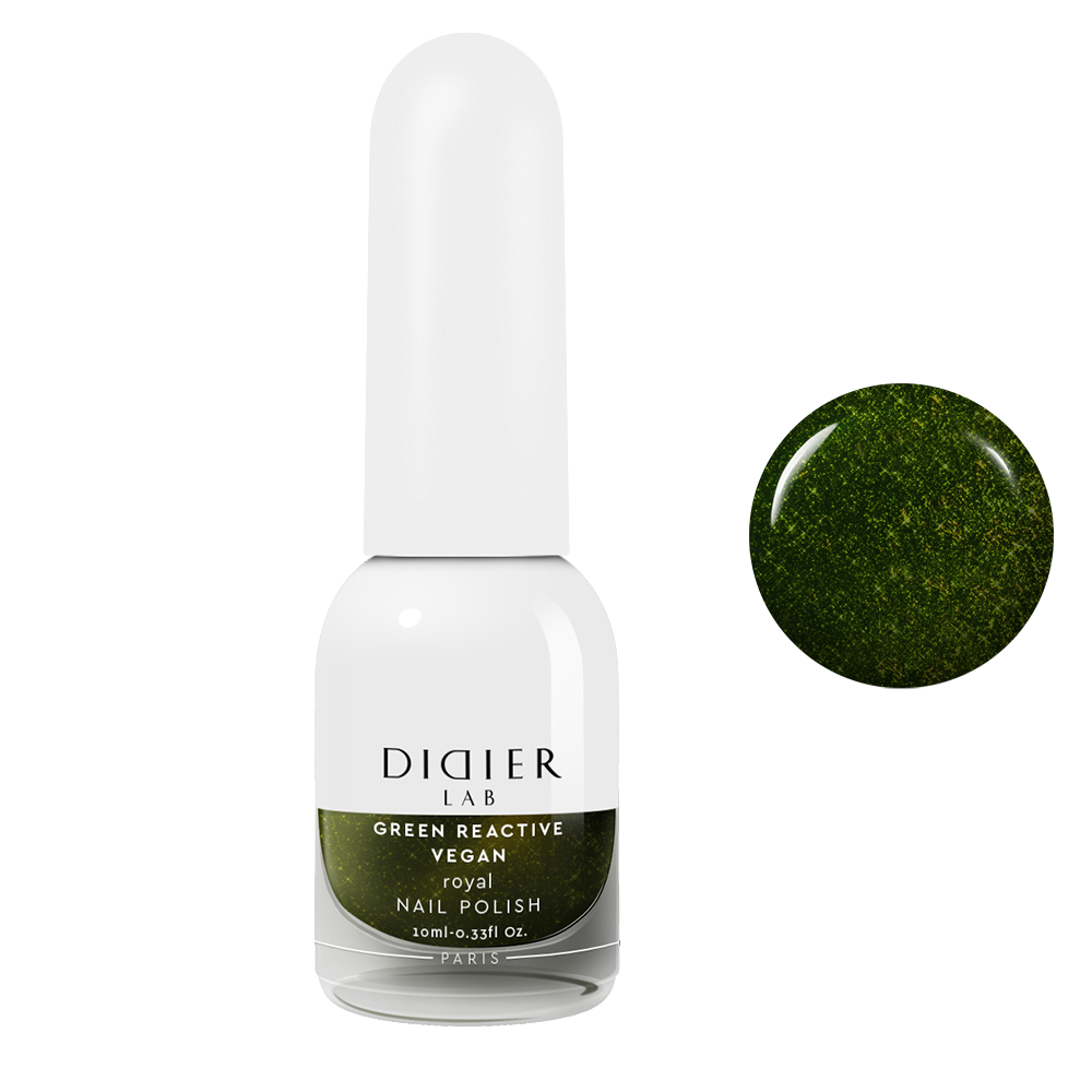 Green reactive, verniz de unhas vegan "Didier Lab", royal, 10ml