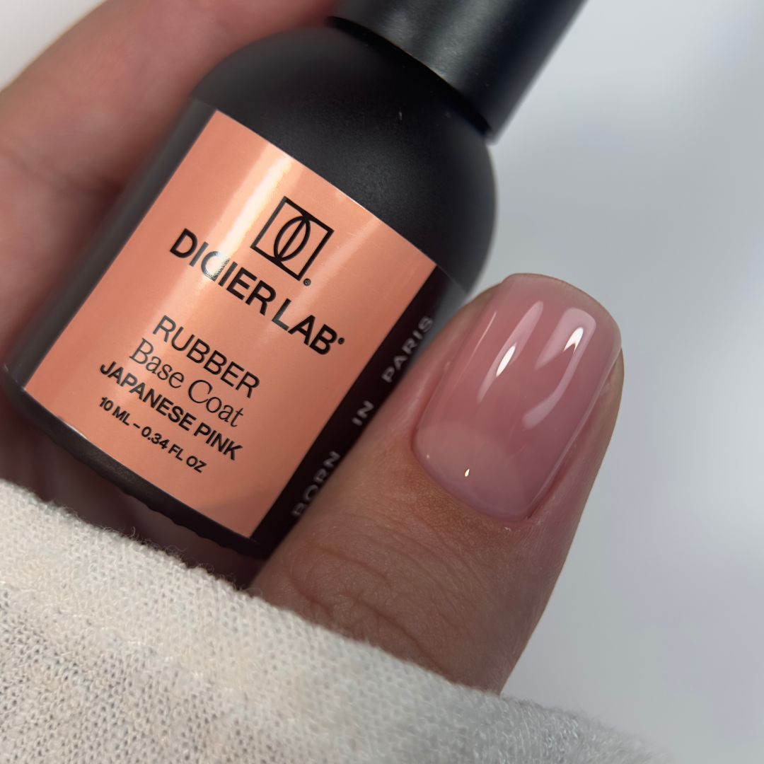 Verniz gel, Rubber base coat, Japanese pink , 10ml, HEMA FREE