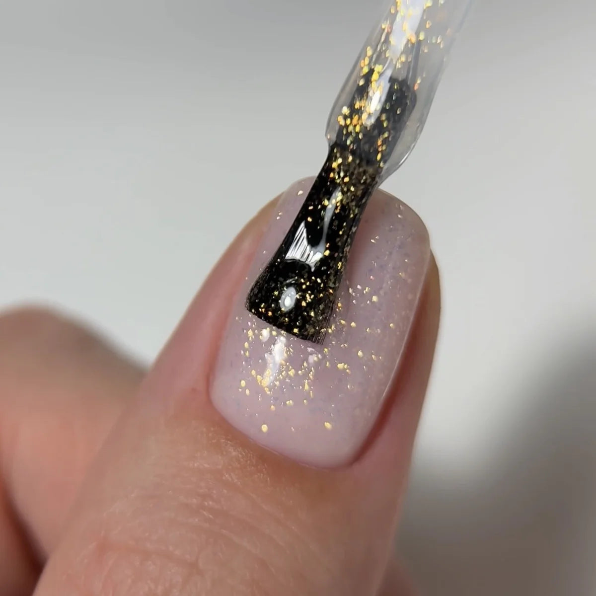 Top Coat "Didier Lab", Glitter Gold, 10ml