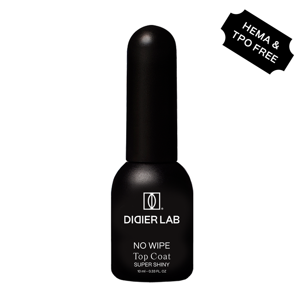 Top Coat Super Shiny, Clean Formula, No Wipe 10 ml, HEMA FREE