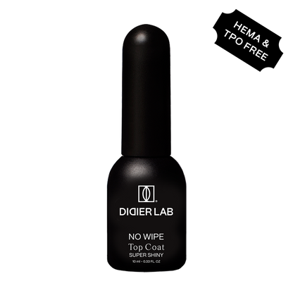 Top Coat Super Shiny, Clean Formula, No Wipe 10 ml, HEMA FREE