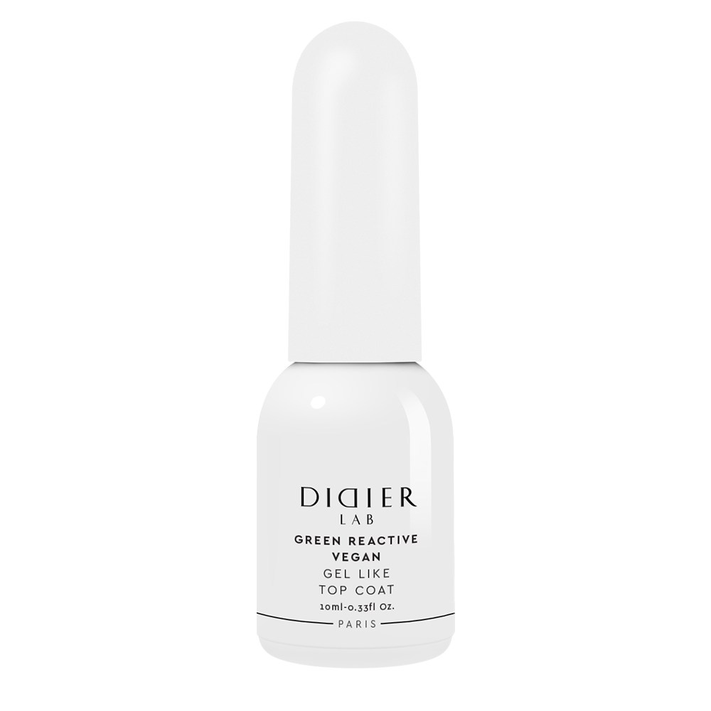 Green reactive, vegan  Top Coat "Didier Lab", 10ml