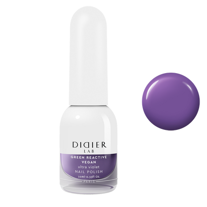 Green reactive, verniz de unhas vegan  "Didier Lab", ultra violet, 10ml