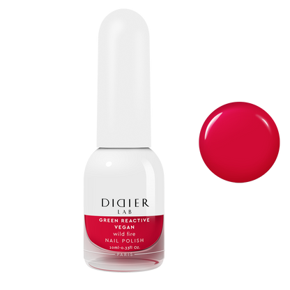 Green reactive, verniz de unhas vegan"Didier Lab", wild fire, 10ml