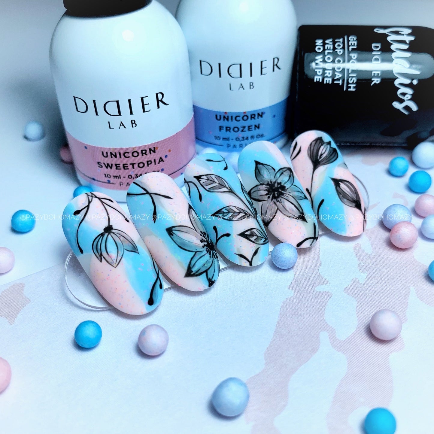 VERNIZ GEL "Didier Lab", Unicorn, Sweetopia 10 ml, HEMA FREE