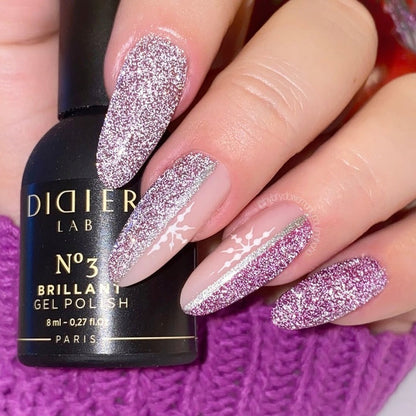Verniz Gel "Didier Lab", Brillant, No3, 8ml, HEMA FREE