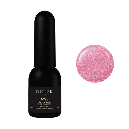 Verniz Gel "Didier Lab", Brillant, No12, 8ml, HEMA FREE