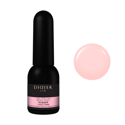 Verniz Gel, Rubber Base, Light Pink, 10ml - didierlabportugal