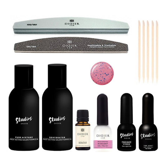 Kit Manicure Verniz Gel "MARGARET" para iniciantes