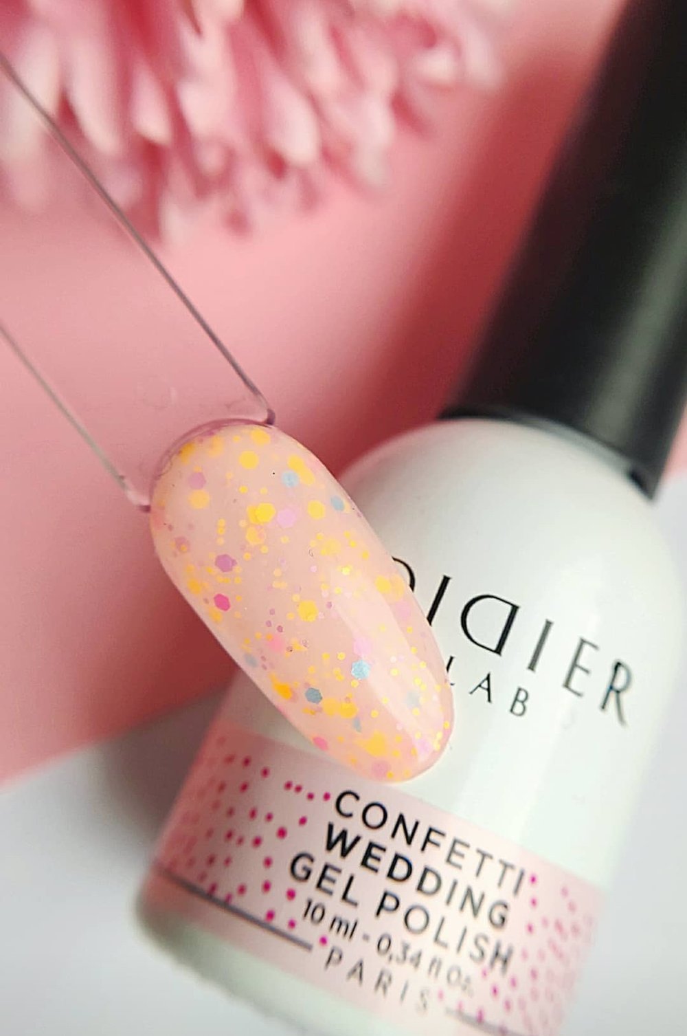 Verniz Gel "Didier Lab", Confetti, Wedding 10ml, HEMA FREE