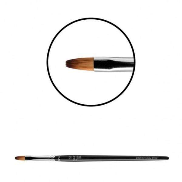 Didierlab Brushes Gel brush "Didier Lab", No6, ovalas (tiger toray), 1psc