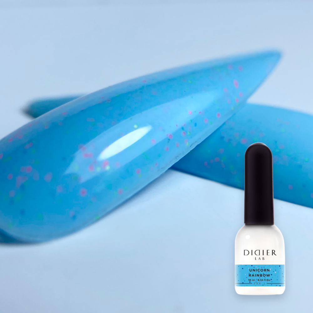 VERNIZ GEL "Didier Lab", Unicorn, Rainbow 10 ml, HEMA FREE